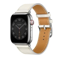 Apple Watch (2021) GPS + Celular 45 mm - Aço inoxidável Prateado