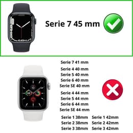 Capa Apple Watch Series 7 - 45 mm - Plástico - Transparente