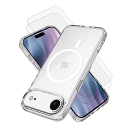 Capa iPhone Air e 2 películas de proteção - TPU - Transparente
