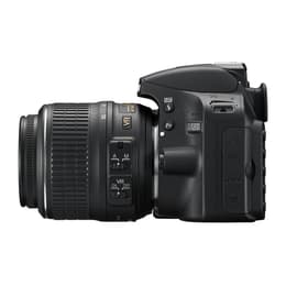 Reflexo D3200 - Preto + Nikon DX Nikkor AF-S 18-55mm f/3.5-5.6G f/3.5-5.6