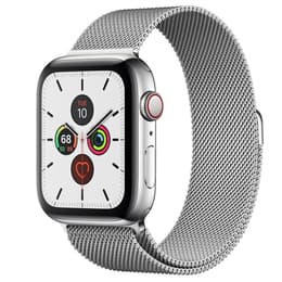 Apple Watch (Series 5) 2019 GPS 44 - Alumínio Prateado - Loop milanesa Prateado