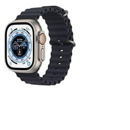 Apple Watch (Ultra) 2022 GPS + Celular 49 - Titânio Cinzento - Bracelete desportiva Azul