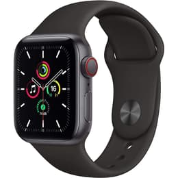 Apple Watch (Series SE) 2020 GPS + Celular 40 - Alumínio Cinzento - Bracelete desportiva Preto