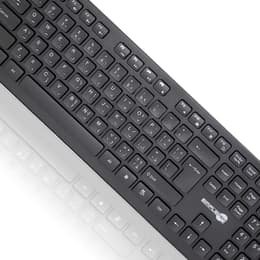 Simpletek Teclado QWERTY Árabe Sem fios M&K ARABO ARABIC Kit Mouse and Keyboard