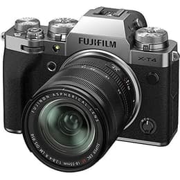 Híbrido Fujifilm X-T4 - Prateado + Lente Fujifilm XF 18-55 mm f/2.8-4 R LM OIS