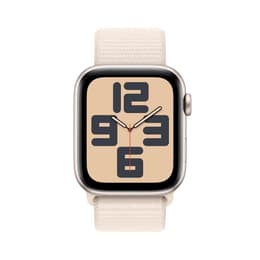 Apple Watch Series SE 2 (2022) GPS 44 mm - Alumínio Luz das estrelas - Loop desportiva Luz das estrelas