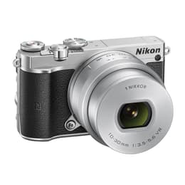 Nikon 1 J5 Híbrido 21 - Prateado/Preto