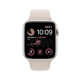 Apple Watch (Series SE) 2022 GPS 40 - Alumínio Luz das estrelas - Bracelete desportiva Luz das estrelas