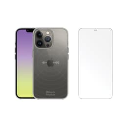 Back Market Capa iPhone 13 Pro Max e película de proteção - GRS 4.0 Plástico reciclado - Transparente