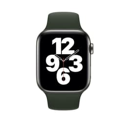 Apple Watch (Series 4) 2018 GPS 44 - Alumínio Cinzento sideral - Circuito desportivo Verde