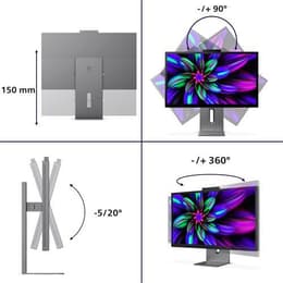 27-inch Philips 27E3U7903/00 5120 x 2880 LED Monitor Cinzento