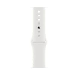 Apple Watch Series 8 (2022) GPS + Celular 45 mm - Alumínio Midnight - Bracelete desportiva Branco