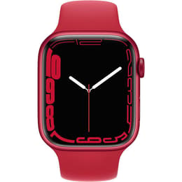 Apple Watch (Series 7) 2021 GPS 45 - Alumínio Vermelho - Bracelete desportiva Vermelho