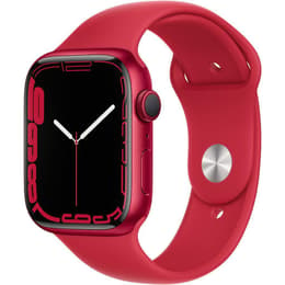 Apple Watch (Series 7) 2021 GPS 45 - Alumínio Vermelho - Bracelete desportiva Vermelho