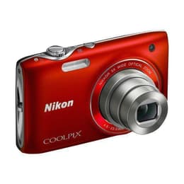 Compacto Coolpix S3100 - Vermelho + Nikon Nikkor Wide Optical Zoom 26-130 mm f/3.2-6.5 f/3.2-6.5