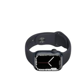 Apple Watch Series 7 (2021) GPS 45 mm - Alumínio Azul - Bracelete desportiva Preto