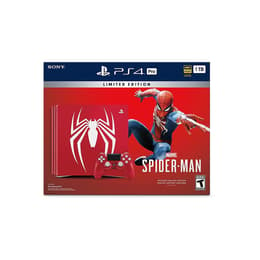 PlayStation 4 Pro 1000GB - Vermelho - Edição limitada Spiderman + Marvel’s Spider-Man