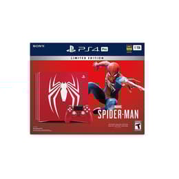PlayStation 4 Pro 1000GB - Vermelho - Edição limitada Spiderman + Marvel’s Spider-Man