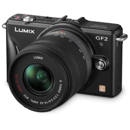 Lumix DMC-GF2 - Preto + Panasonic Lumix G Vario 14-42mm f/3.5-5.6 MEGA O.I.S f/3.5-5.6