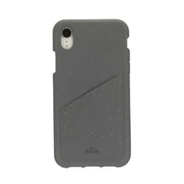 Capa iPhone XR - Material natural - Cinzento