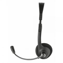 Primo Chat Auscultador- com fios (sector) com microfone - Preto