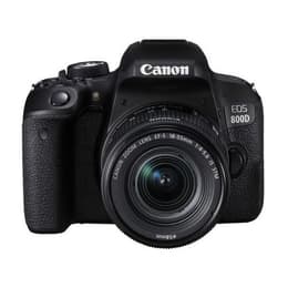 Reflex Canon EOS 800D - Preto + Lente Canon EF-S 18-55mm f/3.5-5.6 IS STM