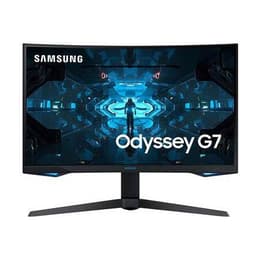 27-inch Samsung Odyssey G7 C27G75TQSU 2560 x 1440 QLED Monitor Preto