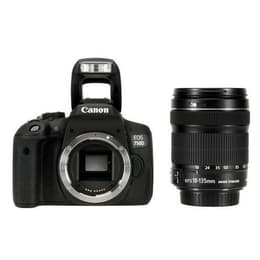 Reflexo EOS 750D - Preto + Canon Zoom EF-S 18-135mm f/3.5-5.6 IS STM f/3.5-5.6