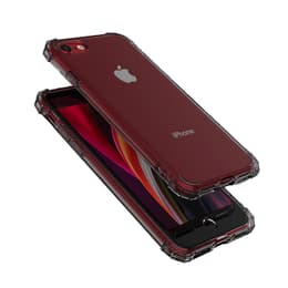 Capa iPhone SE (2022/2020)/8/7/6/6S - Silicone - Preto/Transparente