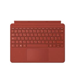 Teclado AZERTY Francês Sem fios MICROSOFT Clavier Type Cover Surface Rouge Coquelicot pour Surface Go 3 - AZERTY
