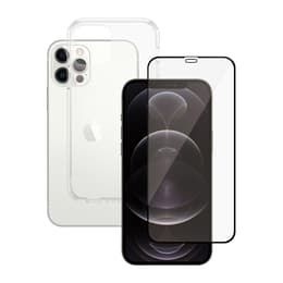 Capa 360 iPhone 12/12Pro e película de proteção - TPU - Transparente