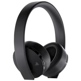 PlayStation Gold Wireless Headset jogos Auscultador- com fios + sem fios com microfone - Preto