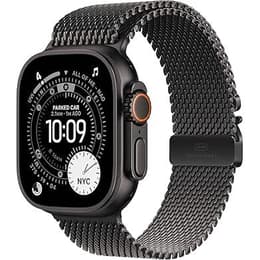 Apple Watch (2025) GPS + Celular 49 mm - Titânio Preto - Loop milanesa Preto
