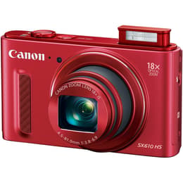Canon PowerShot SX610HS - Vermelho + Canon Zoom 18x 4,5-81mm f/3.8-6.9