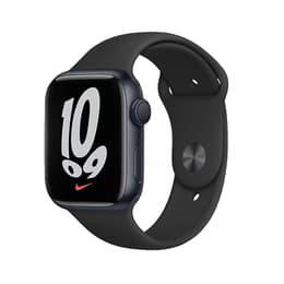 Apple Watch (Series 7) 2021 GPS + Celular 41 - Alumínio Meia-noite - Bracelete desportiva Preto