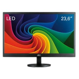 23-inch Aoc M2470SWH 1920 x 1080 LCD Monitor Preto