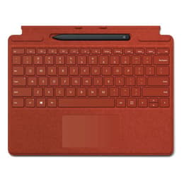 Microsoft Teclado AZERTY Francês Sem fios Retro-iluminado Surface Pro X / 8 / 9 Signature Keyboard + Slim Pen
