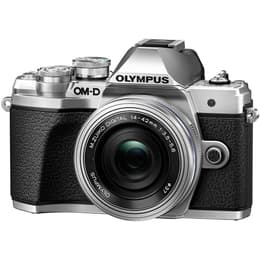 OM-D E-M10 II - Preto/Prateado + Olympus M.Zuiko Digital 14-42mm 1:3.5-5.6 II R + M.Zuiko Digital ED 40-150mm F4-5.6 R f/3.5-5.6 + f/4-5.6