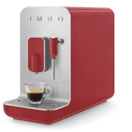 Cafeteira com moedor Sem cápsulas Smeg BCC02 L - Vermelho