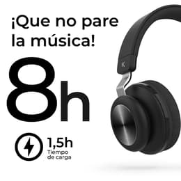 Ksix Retro 2 Redutor de ruído Bluetooth Earphones - Castanho