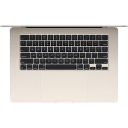 MacBook Air 15" (2024) - M3 da Apple com CPU 8‑core e GPU 10-Core - 8GB RAM - SSD 256GB - QWERTY - Português