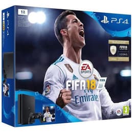 PlayStation 4 Slim 1000GB - Preto + FIFA 18