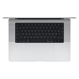 MacBook Pro 16" (2021) - M1 Max da Apple com CPU 10‑core e GPU 32-Core - 64GB RAM - SSD 512GB - Ecrã padrão - AZERTY - Francês