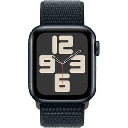 Apple Watch Series SE 2 (2022) GPS 40 mm - Alumínio Midnight - Loop desportiva Preto