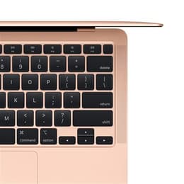 MacBook Air 13" (2020) - M1 da Apple com CPU 8‑core e GPU 8-Core - 8GB RAM - SSD 512GB - QWERTY - Inglês