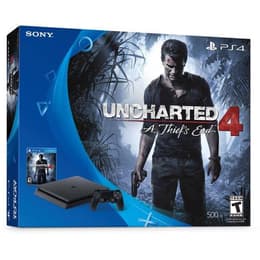 PlayStation 4 Slim 500GB - Preto + Uncharted 4