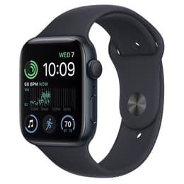 Apple Watch Series SE 2 (2022) GPS + Celular 44 mm - Alumínio Midnight - Bracelete desportiva Midnight