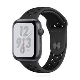 Apple Watch (Series 4) 2018 GPS 44 - Alumínio Cinzento sideral - Nike desportiva Preto