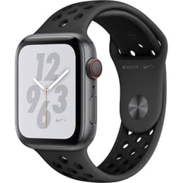 Apple Watch (Series 4) 2018 GPS 44 - Alumínio Cinzento sideral - Nike desportiva Preto