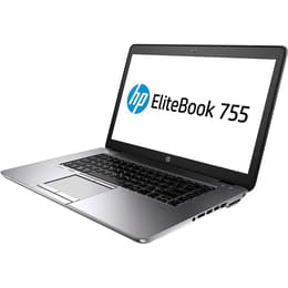 HP EliteBook 755 G4 15-inch Pro A10-8730B - SSD 256 GB - 8GB QWERTY - Inglês